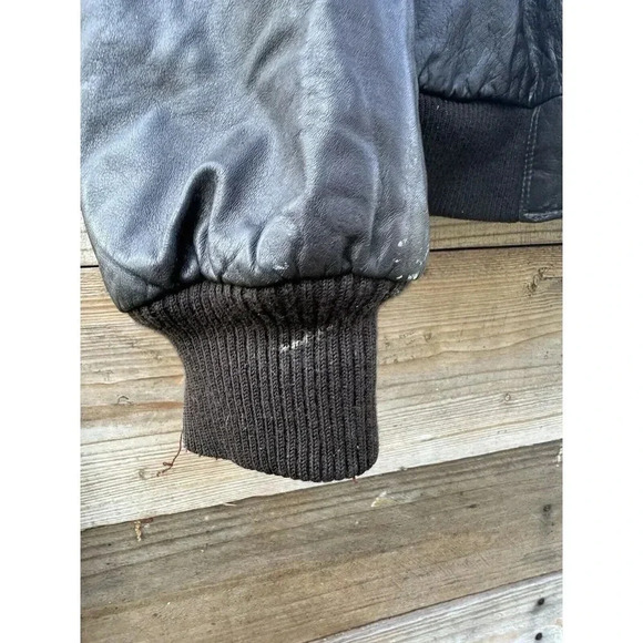 Vintage Members Only Bomber Jacket Europe Craft Men's 44 Brown‎ Made In Korea - Picture 3 of 16